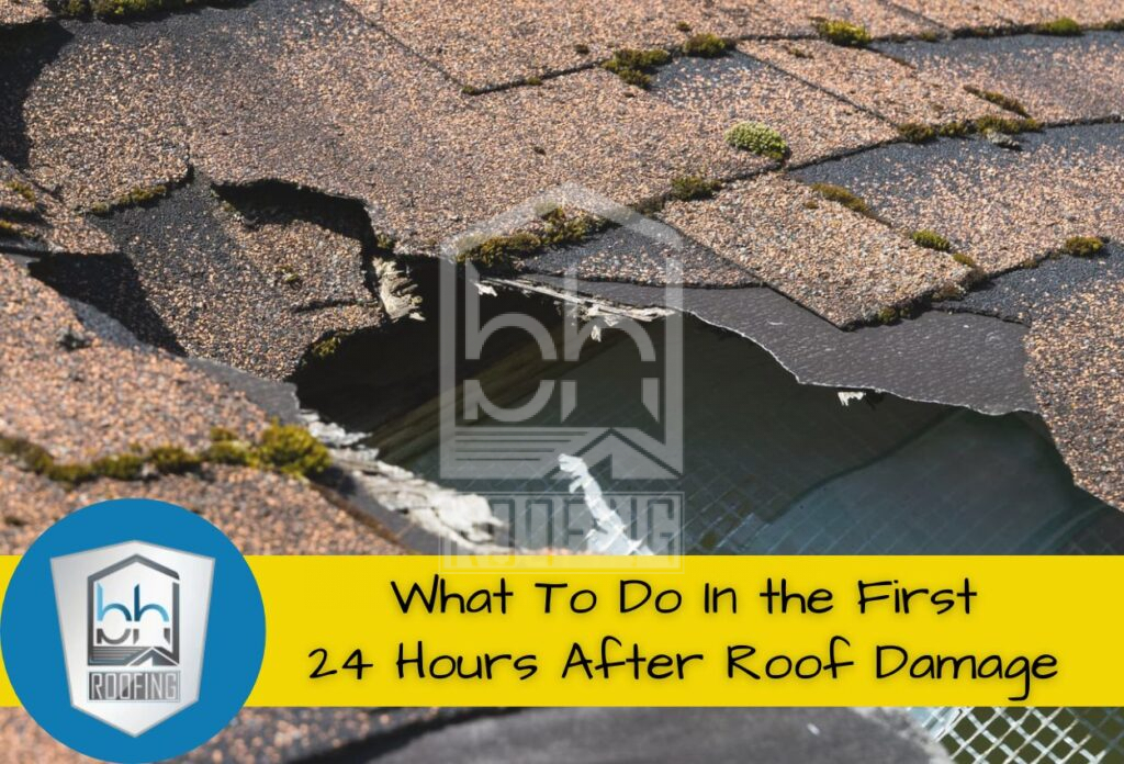 What To Do In the First 24 Hours After Roof Damage