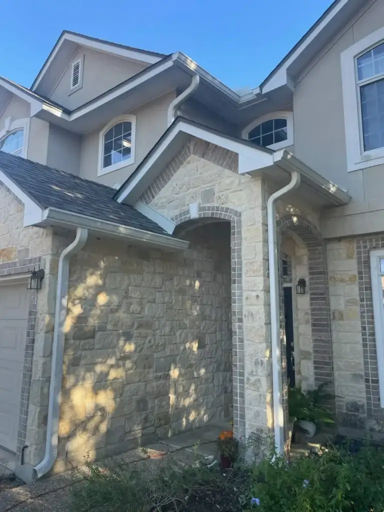 Roof Repair and Gutter Install – 78248